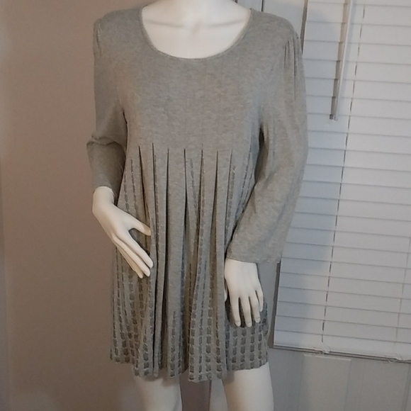 INC International Concepts Size XL Gay Sheath Fit&Flare Pleated Mini Dress. - Picture 7 of 9